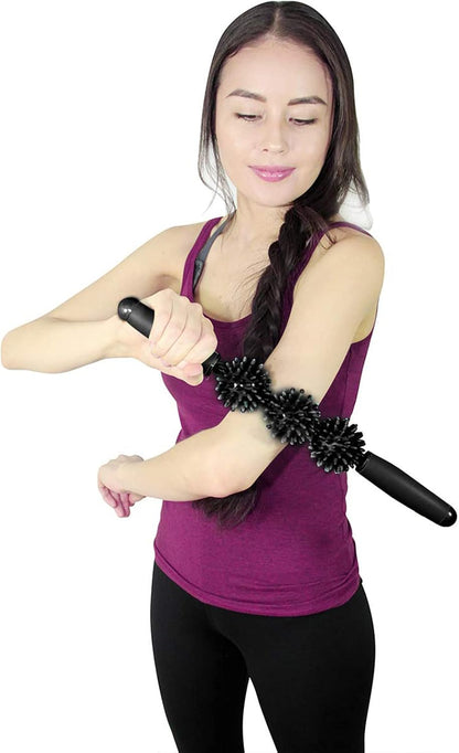 Coolife Fascia Muscle Roller, Cellulite Massager, Fascia Roller Stick