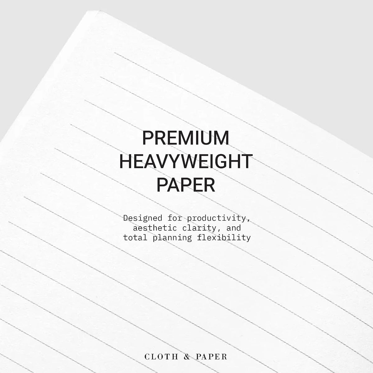 Cloth & Paper Travel Notebook | Daily Wellness Planner – Smoked Salt | Pocket Plus Wellness Planner 3.2" x 6" | Habit Tracker & Self Care Journal for Goals, Gratitude & Reflection – Soft Touch Cover