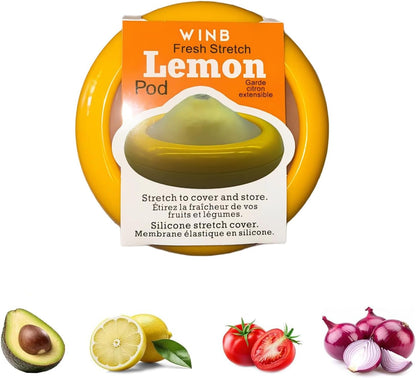 Winb Reusable Fruit and Veggie Savers - Ideal for Avocado Saver, Tomatoes Saver, Apples Saver, Garlic Saver, Onion Saver (Avocado saver-2 Count)