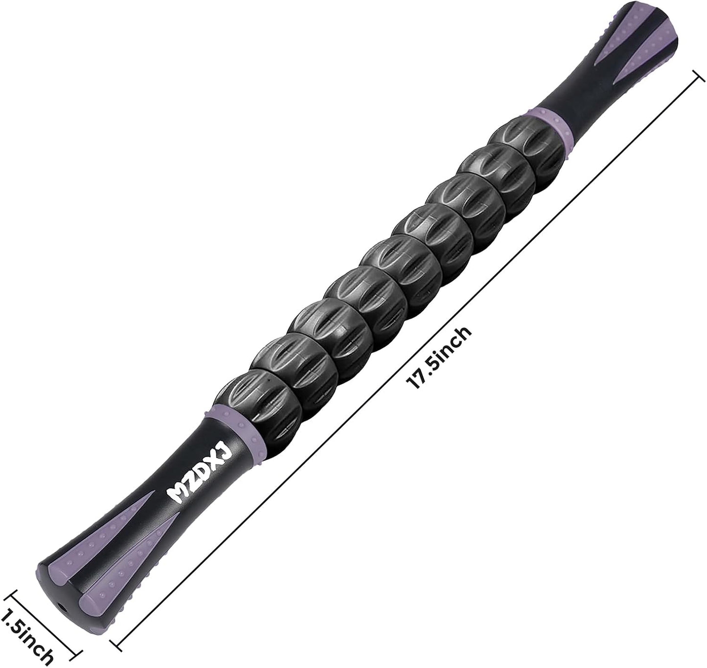 Wooden Cellulite Massage Roller for Legs and Thighs - Handheld Fascia Blaster Tool for Muscle Relief, Lymphatic Drainage & Body Sculpting - Anti Cellulite Massager for Women and Men (12 Wheel)