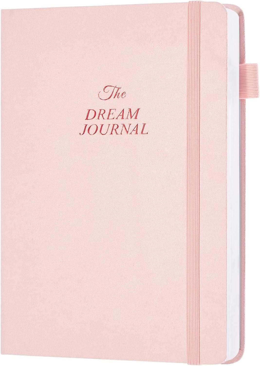 JUBTIC Guided Dream Journal Hardcover with Prompts, Beige | Record & Track Dreams, Interpretations & Thoughts before Sleeping, Ideal Gift for Women, Girls, Men
