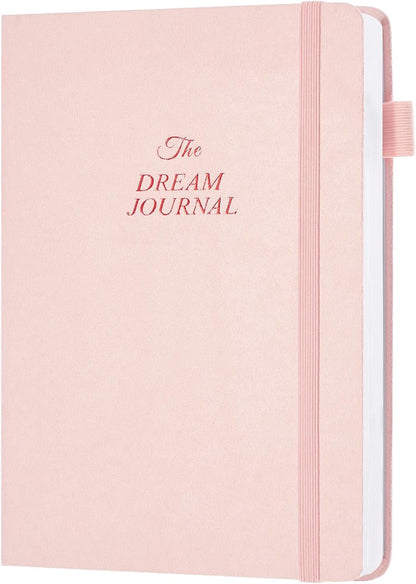 JUBTIC Guided Dream Journal Hardcover with Prompts, Beige | Record & Track Dreams, Interpretations & Thoughts before Sleeping, Ideal Gift for Women, Girls, Men