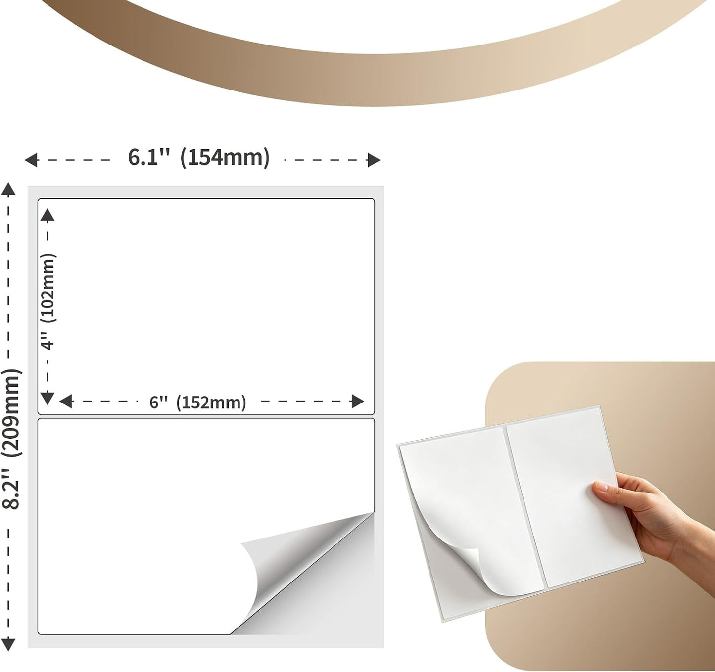 300 Labels Removable Food Labels, HUOJI 1 x 2 Kitchen Labels | 150 Labels per Roll, Date Stickers for Freezer, Refrigerator Food Containers, No Residue(2 Rolls, 2 Colors)