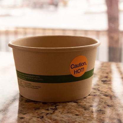 Caution, Hot! Deli Food Rotation 1 Inch Round Circle Dots 500 Total Adhesive Stickers On A Roll