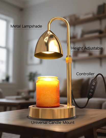 Candle Warmer Lamp with Timer Dimmer, Home Decor for Birthday Gifts Women