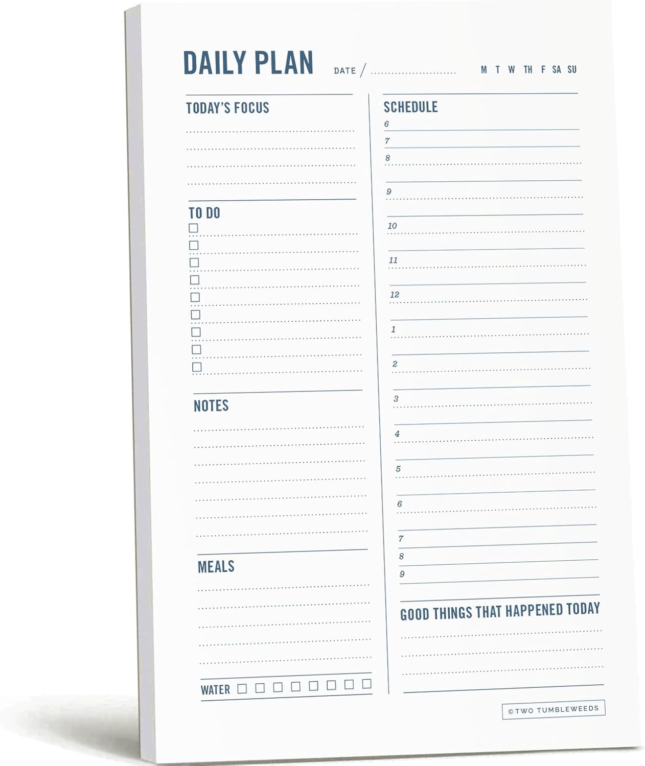 Meal Planning Notepad - What's for Dinner Weekly Meal Planner and Grocery List Magnet Pad with Tear-Off Shopping List - Family Dinner Menu for Fridge & Meal Prep - 6x9” - 50 Sheets