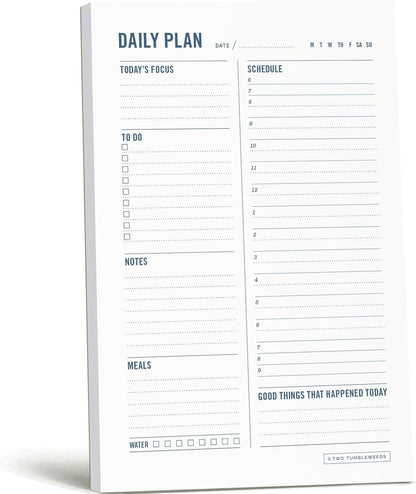 Meal Planning Notepad - What's for Dinner Weekly Meal Planner and Grocery List Magnet Pad with Tear-Off Shopping List - Family Dinner Menu for Fridge & Meal Prep - 6x9” - 50 Sheets