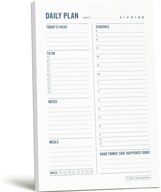 Meal Planning Notepad - What's for Dinner Weekly Meal Planner and Grocery List Magnet Pad with Tear-Off Shopping List - Family Dinner Menu for Fridge & Meal Prep - 6x9” - 50 Sheets