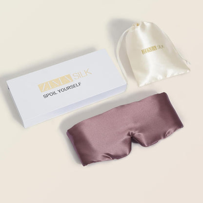 ZIMASILK 22 Momme 100% Mulberry Silk Sleep Mask - Full Silk Filled