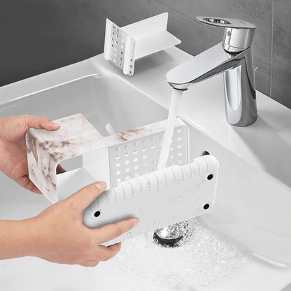 Toothbrush Holders for Bathroom Counter Organizer and Storage (White) | Easy To Clean, Drainage, Non-Slip, Detachable, Kids Electric Toothbrush and Toothpaste Holder for Bathroom