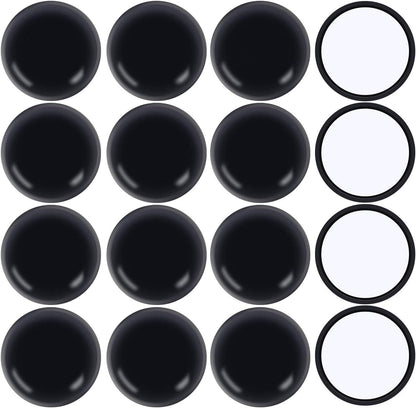 Ezprotekt 16 Pack Self-Stick Furniture Chair Leg Sliders for Carpet, 2-1/8" Self-Adhesive Round Furniture Movers Sliders, Carpet Chairs Furniture Glides, Carpet Moving Sliders Easily Move (Beige)