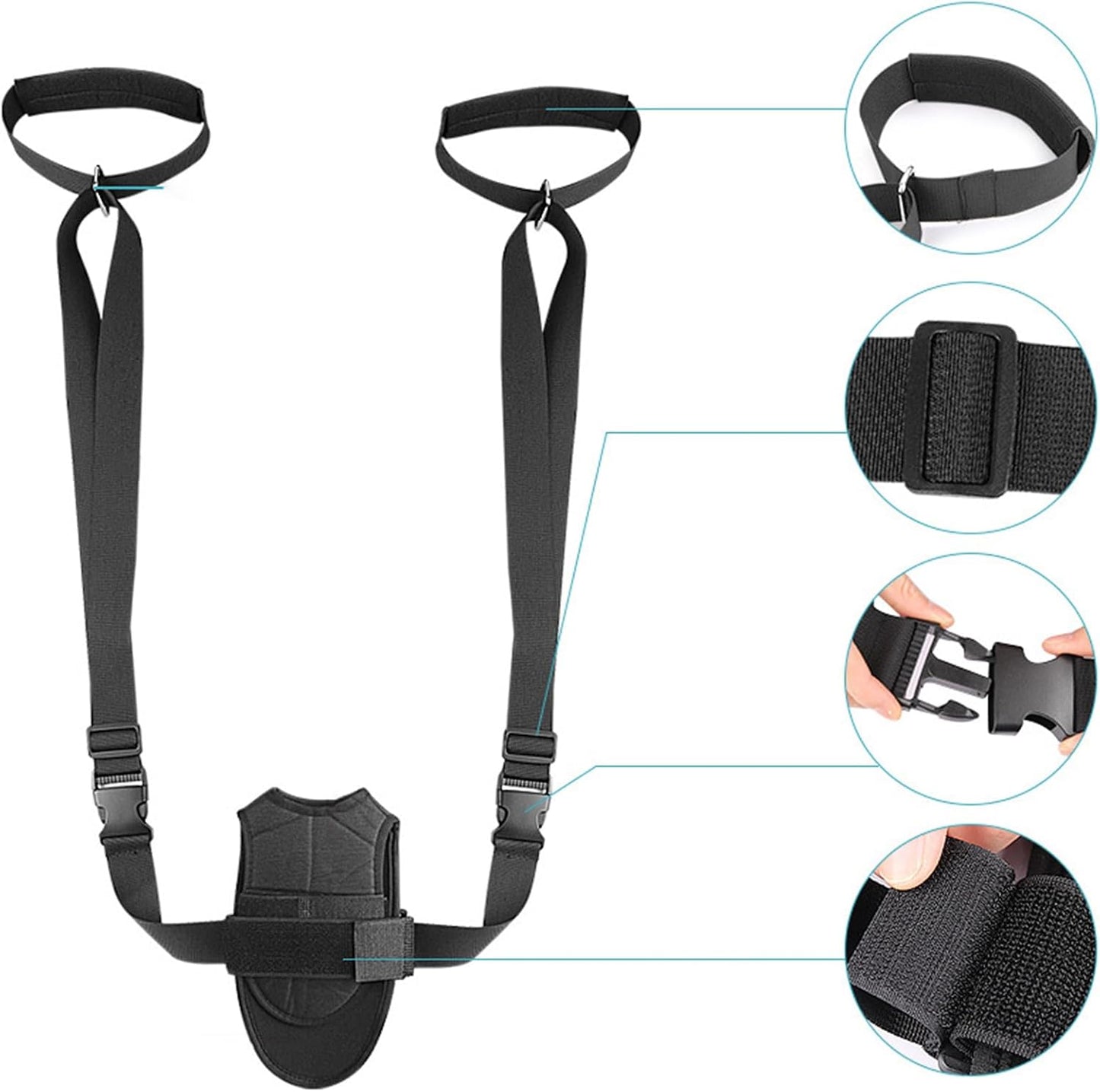 Stretcher Strap Adjustable Stretch Bands Foot and Calf Stretcher Leg Stretch Strap for Adult Multifunctional Stretching