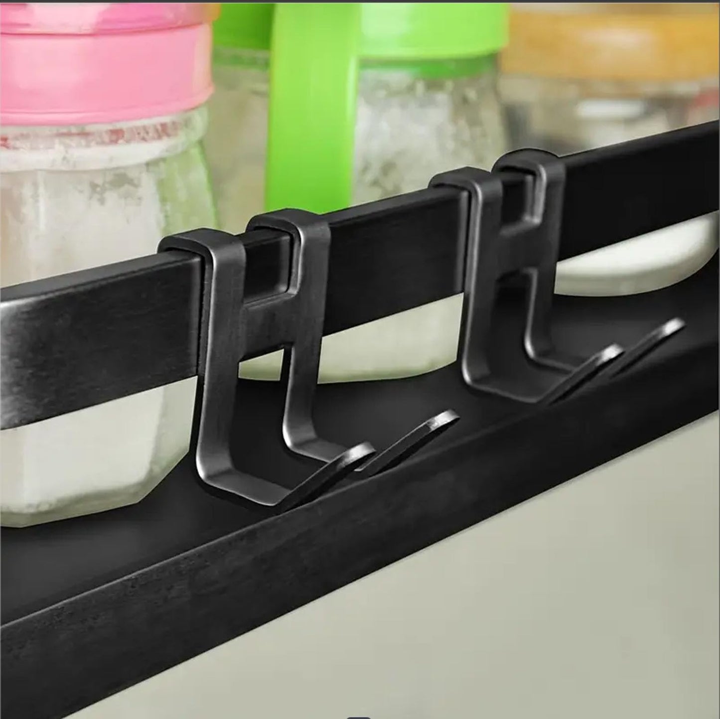 Shower Door Hooks (2-Pack), Towel Hooks for Bathroom Frameless Glass Shower Door, Shower Squeegee Hooks, Razor Hook