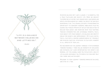 Balance: A Day and Night Reflection Journal (90 Days) (Inner World)