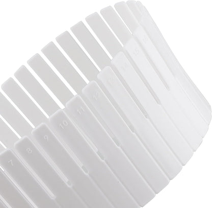JOIKIT 64 Pack White Plastic DIY Grid Drawer Dividers, Adjustable Drawer Divider Organizer, Household Storage Makeup Socks Underwear Organizer