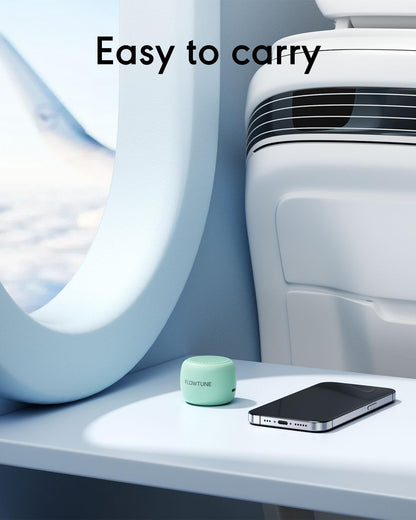 FLOWTUNE Sound Machine White Noise Machine for Baby Adults, 18 Non-looping Sounds, Timer, Memory Function, Portable Sleep Sound Therapy Gift (White)
