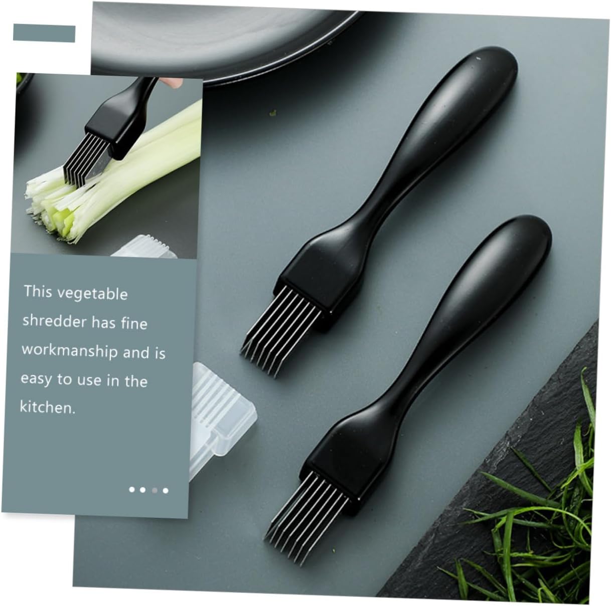 Cabilock Onion Garlic Chopper Kitchen Onion Cutter Scallion Supply Vegetable Slicer Chopper