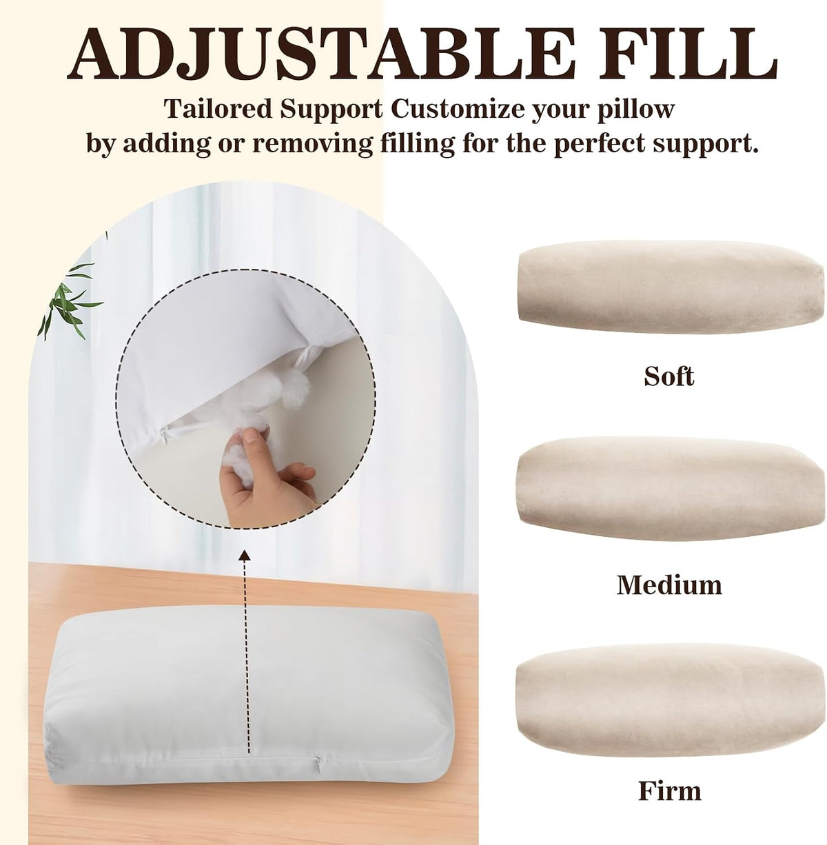Recliner Headrest Pillow, Adjustable Comfort Neck & Head Support Pillow