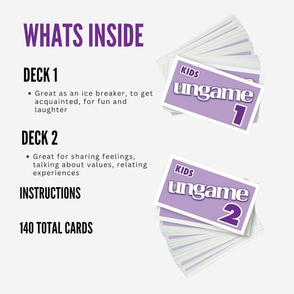 Pocket UNGAME - Seniors Edition - Non-Competitive Card Game for Seniors to Discuss, Share Values & self Express - Take a Walk Down Memory Lane - Age 55+