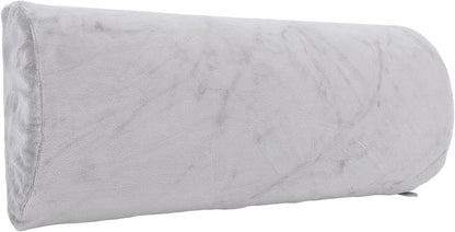 Jiawu Half Moon Waist Pillow Memory Foam Lumbar Support Cushion for Lower Back Pain Relief, Ergonomic Pillow for Head, Feet, Knees, Hip & Leg Support While Sleeping or Sitting