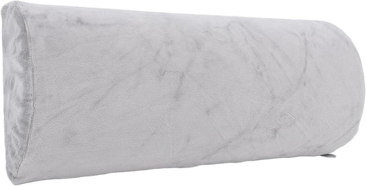 Jiawu Half Moon Waist Pillow Memory Foam Lumbar Support Cushion for Lower Back Pain Relief, Ergonomic Pillow for Head, Feet, Knees, Hip & Leg Support While Sleeping or Sitting