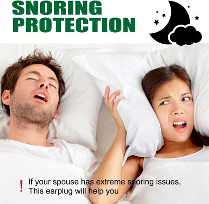 Wax Ear Plugs for Sleep - 24 Silicone Wax Earplugs for Swimming and Sleeping - Gel Ear Plugs for Noise Cancelling, Ear Protection - SNR -32dB earplugs