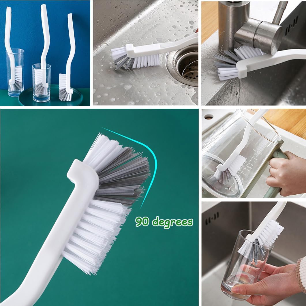 26Pcs Small Cleaning Brush, Crevice Cleaning Brushes for Small Spaces | Gap cleaning tool set, ideal for window grooves and deep crevice cleaning