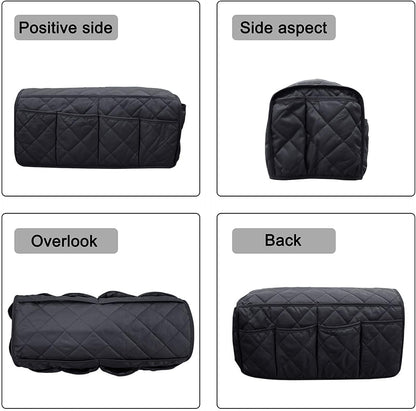 Armchair Caddy for Recliner - Sofa Armrest Organizer with 14 Pockets | Waterproof Remote Control Holder for Recliner, Non-Slip Chair Arm Storage for TV Remote, Phone, Books, Magazine, iPad