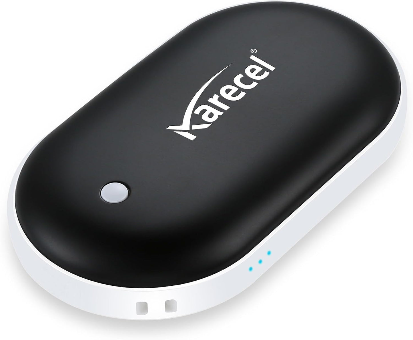 Karecel Rechargeable Hand Warmer, 5200mAh Double-Sided 4-inch Full-Surface Heat Electric Hand Warmer, Up to 11Hrs, Portable Handwarmer Pocket Heater, Tech Gifts for Men Women, Winter Essentials