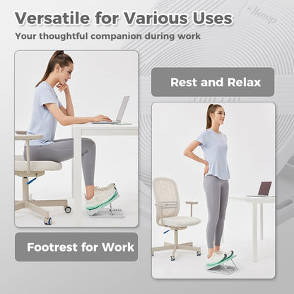 Keep Compact Slant Board for Calf Stretching, 5-Level Adjustable ABS Incline Board, Portable Foot Stretcher for Ankle Mobility, Yoga & Home Fitness, Women Teens Beginners