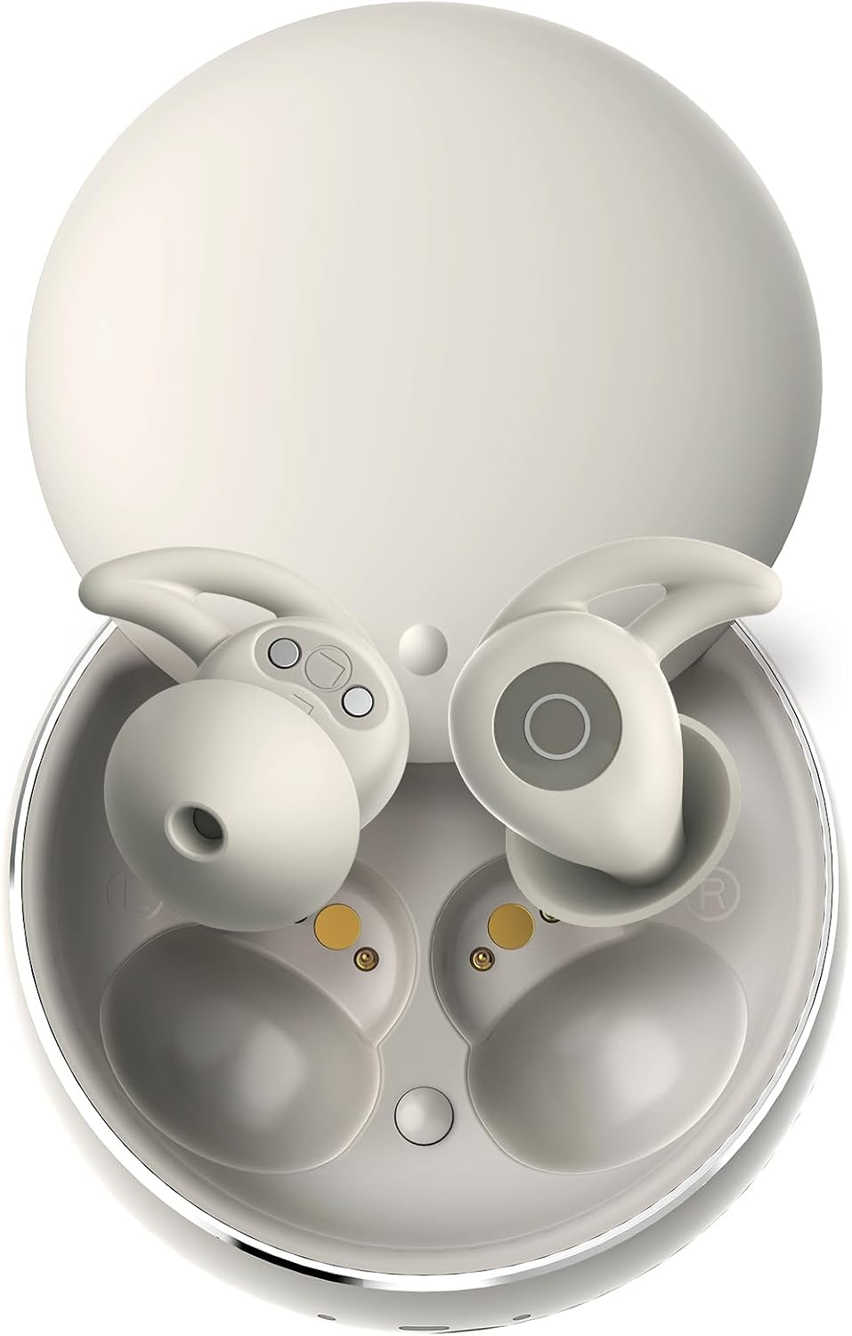 Sleepals micro Sleep Earbuds for Side Sleepers | Sleep Headphones with Soft and Snug Fit | Moderate Noise Reduction (not ANC) | Small and Light, 4H Single Play, 28H with Charging Case (Orange)
