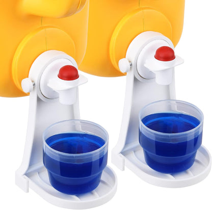 Laundry Detergent Cup Holder for Bottle Spouts, Drip Catcher Organizer | Keeps Detergent Cups Secure, Catches Drips, Reduces Mess, And Organizes Laundry Bottles For A Cleaner Laundry Room, 2Pack