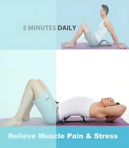 ChiFit Multi-Level Back Stretching Device - Immediate Relief for Herniated Disc, Sciatica, Scoliosis,Lower and Upper Back Stretcher Support and Pain Relief