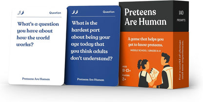 Friends are Human Conversation Cards for Friendship and Bonding, 140 Cards