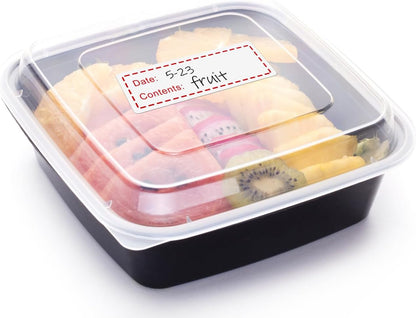 300pcs Removable Freezer Labels, 1 x 2 Inch Food Labels to Write on Food Storage Stickers Date Label, Waterproof Oil Resistant Canning Labels Jar Labels Freezer Paper Label, Clean Leaves No Residue