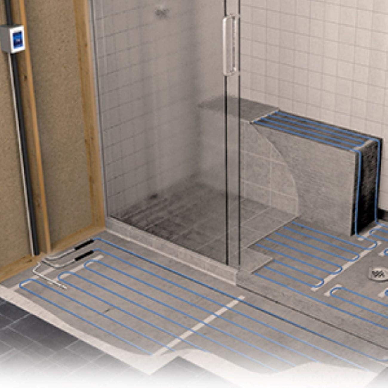 SunTouch WarmWire Floor Heating Kit, 15 Sq. Ft., (120V)