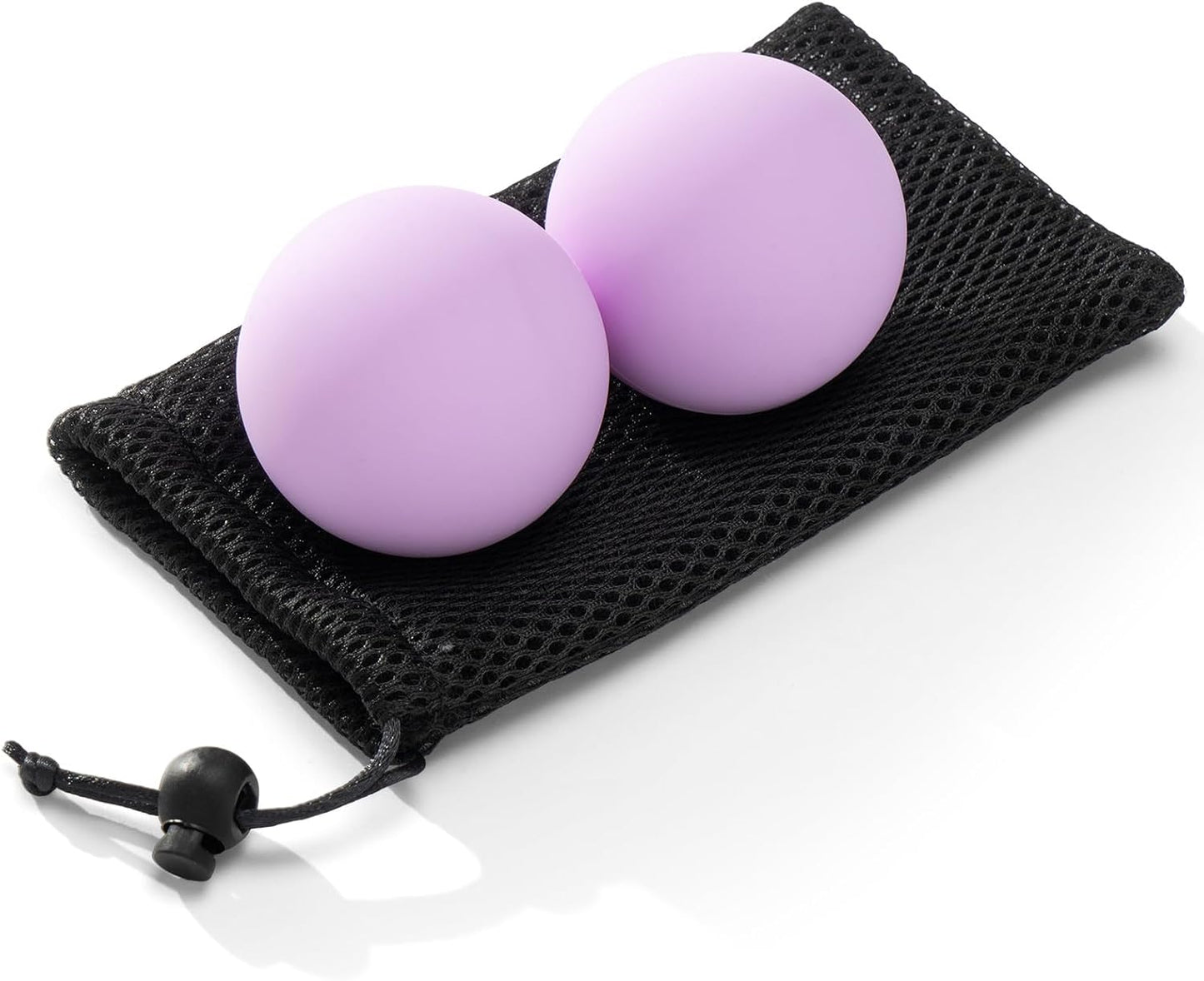 SUBCULTUREPICK Massage Lacrosse Balls for Myofascial Release,Yoga Deep Tissue Massage,Trigger Point Therapy and Foot Plantar Fasciitis,Muscle Soreness Massager Ball (2 Packs) (Black)