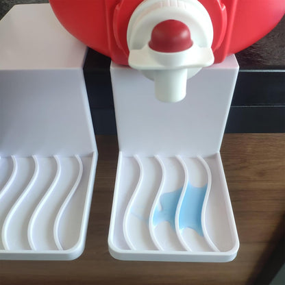 Spill-free Laundry Detergent Cup Holder Strong Load Bearing No More Leaks Drip Catcher Organizershousehold Supplies 2pcs Drip Catcher Gadget Room Organization Cup Tray Spills Soap Station Tray