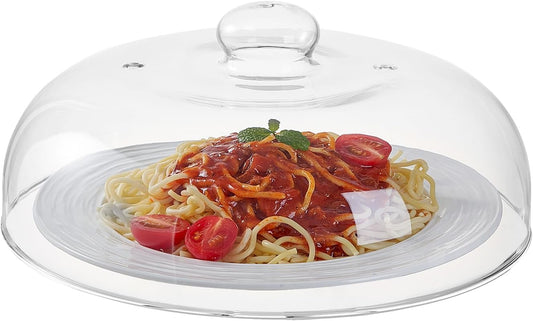 Light 12 Inch Borosilicate Glass Microwave Splatter Cover for Food