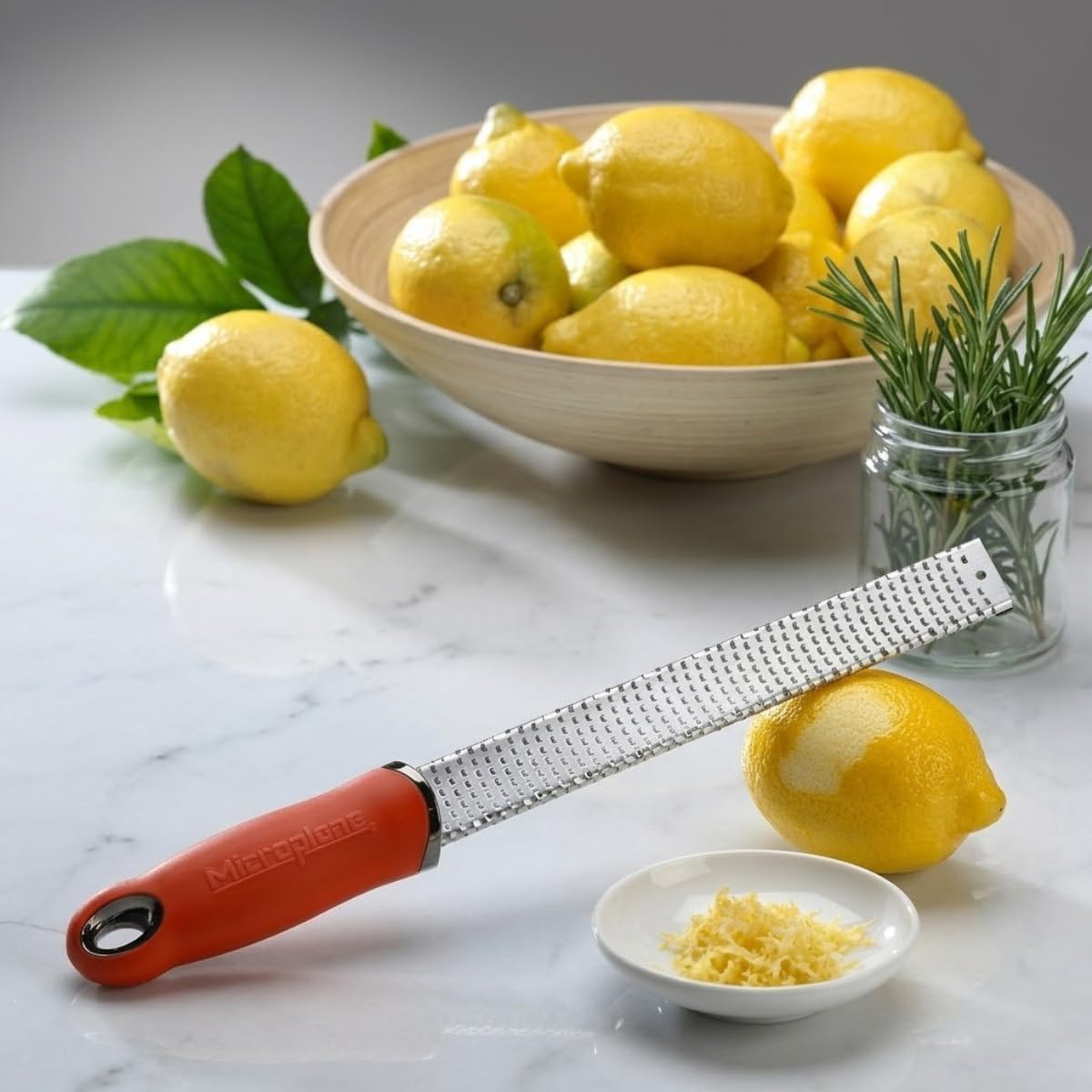 Premium Classic Series Zester - Lipstick Pink | Lemon Zester tool, Hard Cheese & Vegetable Grater | For Citrus, Parmesan Cheese, Garlic, Ginger, Nutmeg | Fine Stainless Steel Blade, Made in USA