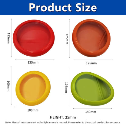 Avocado Preserver, Half Cut Fruit Container - Reusable Kitchen Tool for Refrigerator Onion Storage - Cheese, Lemon, Vegetables, Tomatoes, Fruit Gripper