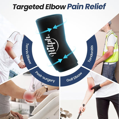 Hilph Knee Ice Pack Sleeve, Flexible Gel Ice Pack for Knee Pain Relief