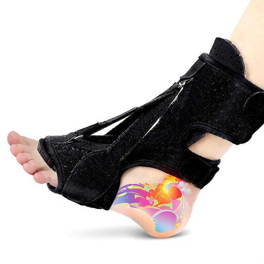 2026 Upgrade Plantar Fasciitis Night Splint for Men Women, Adjustable Achilles Tendonitis Brace Relief Foot Drop Brace for Sleeping, Heel Spur Calf Stretcher Dorsal Support Boot