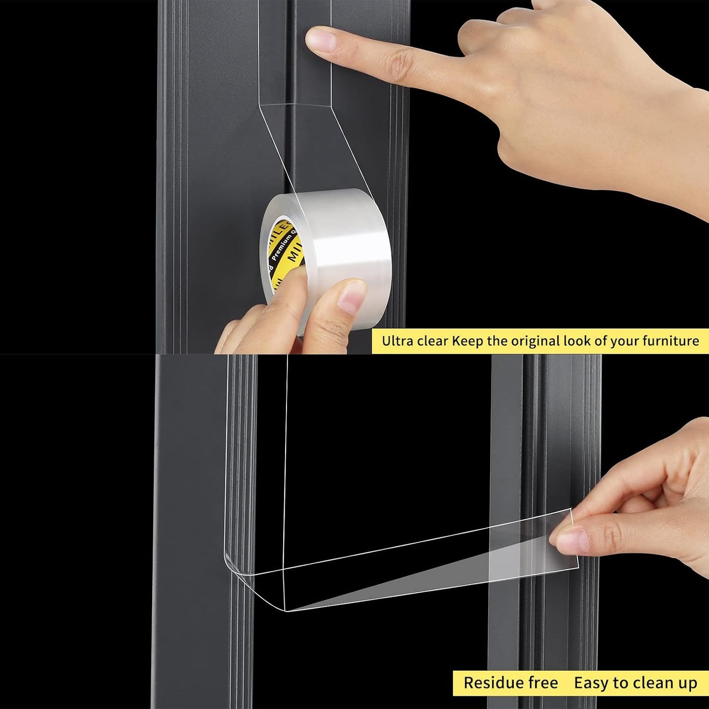 Window Seal Strip Tape for Winter Clear,1in x 32.8FT | Weather Stripping Sealing Insulation Tape for Windows and Door, Window Frame Sealer Draft Blocker Doors Seals Strips