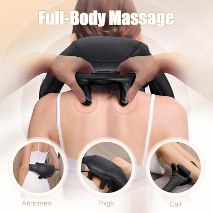 MASGRE Shiatsu Neck and Shoulder Massager with Heat for Pain Relief