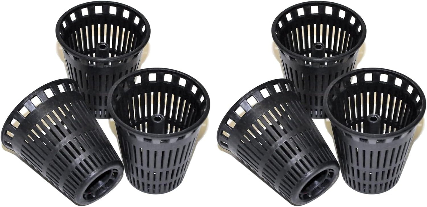 Danco Shower Hair Catcher Baskets, 6-Pack, Black (10739P)