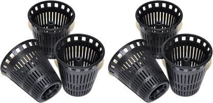 Danco Shower Hair Catcher Baskets, 6-Pack, Black (10739P)