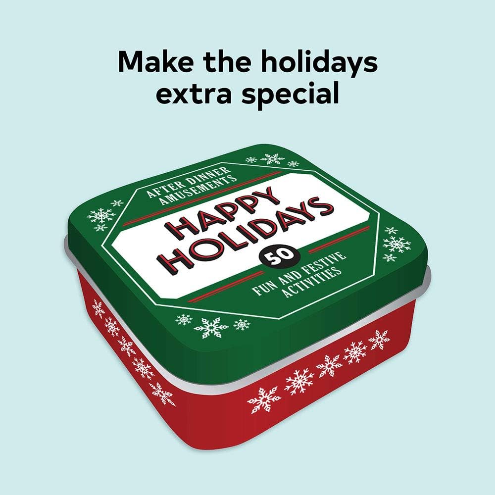 After Dinner Amusements: Charades: 50 Cards with 200 Playful Prompts (Charades Game for Adults and Family, Portable Camping and Holiday Games)
