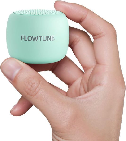 FLOWTUNE Sound Machine White Noise Machine for Baby Adults, 18 Non-looping Sounds, Timer, Memory Function, Portable Sleep Sound Therapy Gift (Mint Green)