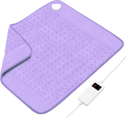 NBKLS Heating Pads for Back Neck Shoulder Pain, Electric Heating Pad Auto Shut Off, Fast Heat, Large Heating Pad Christmas Gift for Women Men, Birthday Gifts for Mom Dad (Blue)